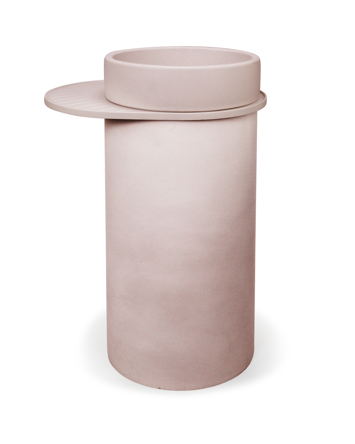 Cylinder Bowl Basin - Blush Pink