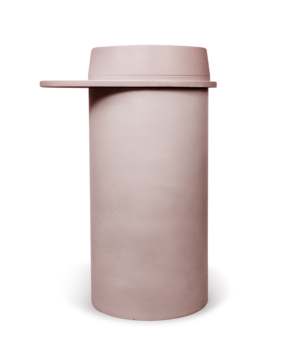 Cylinder Funl Basin - Blush Pink