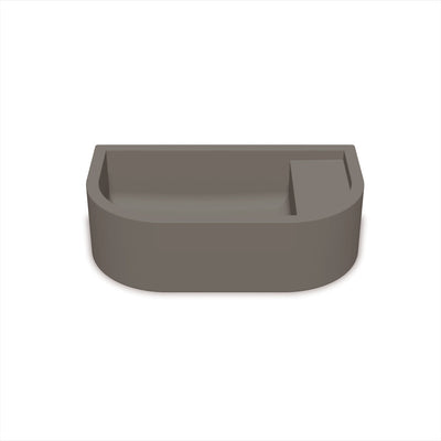 Loop 01 Basin - Wall Mount (Mid Tone Grey)