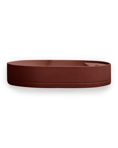 Shelf Oval Basin - Surface Mount (Clay)