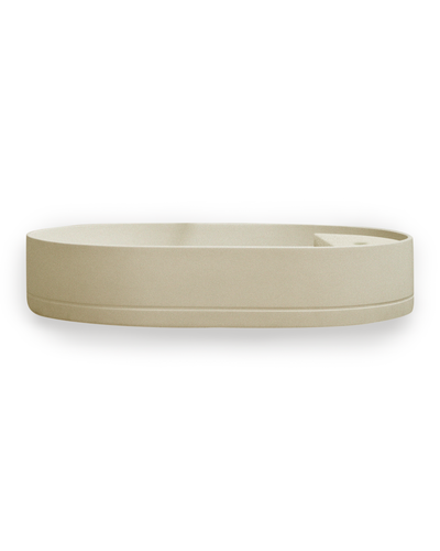 Shelf Oval Basin - Surface Mount (Custard)