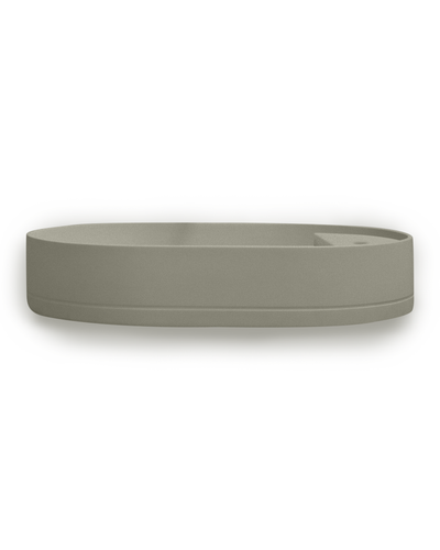 Shelf Oval Basin - Wall Mount (Olive)