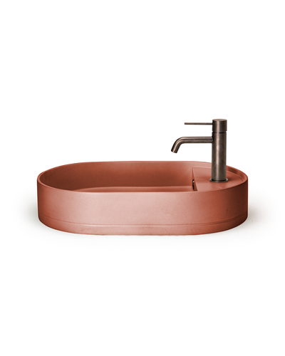 Shelf Oval Basin - Wall Mount (Musk)