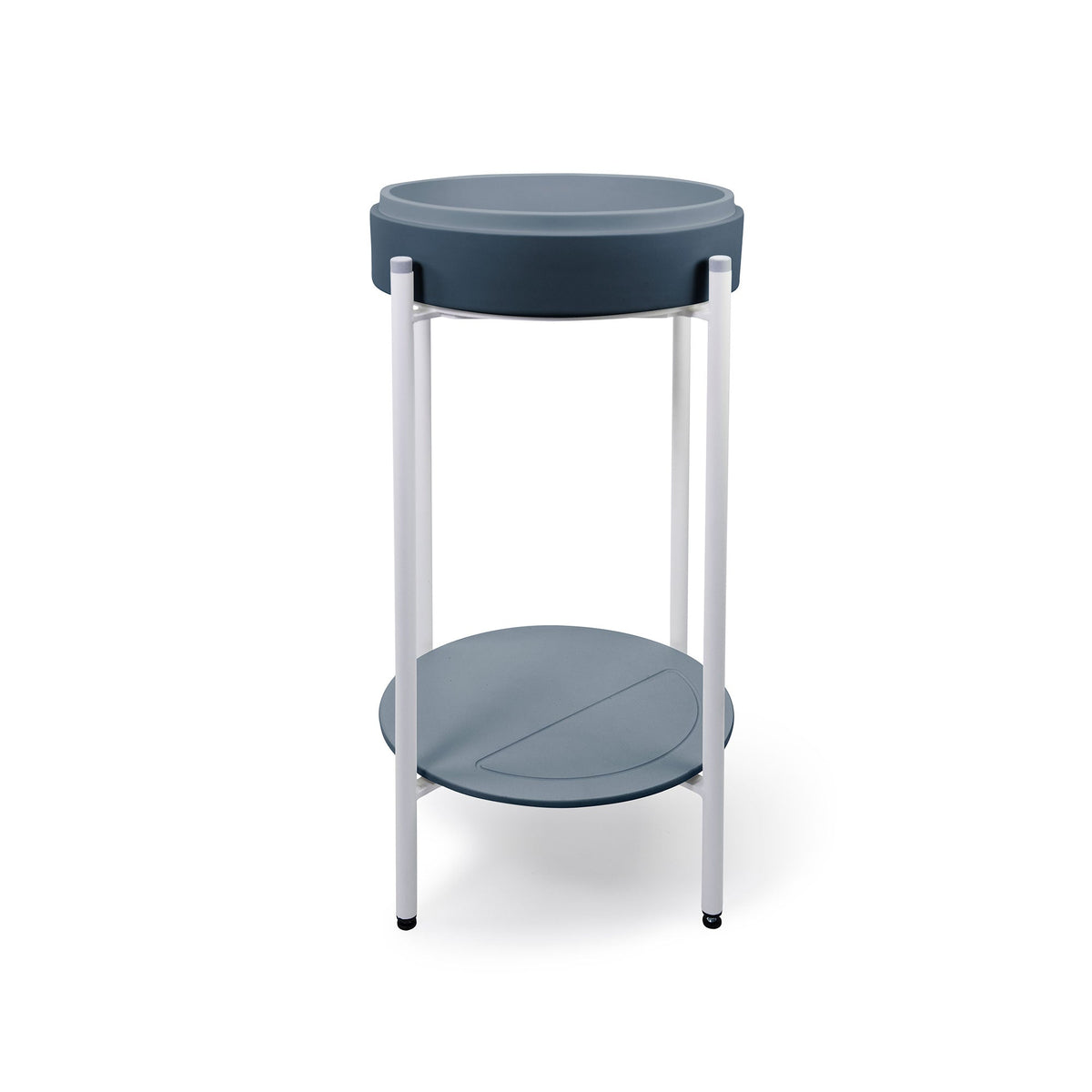 Stepp Circle Basin - Stand (Copan Blue,Black Frame)