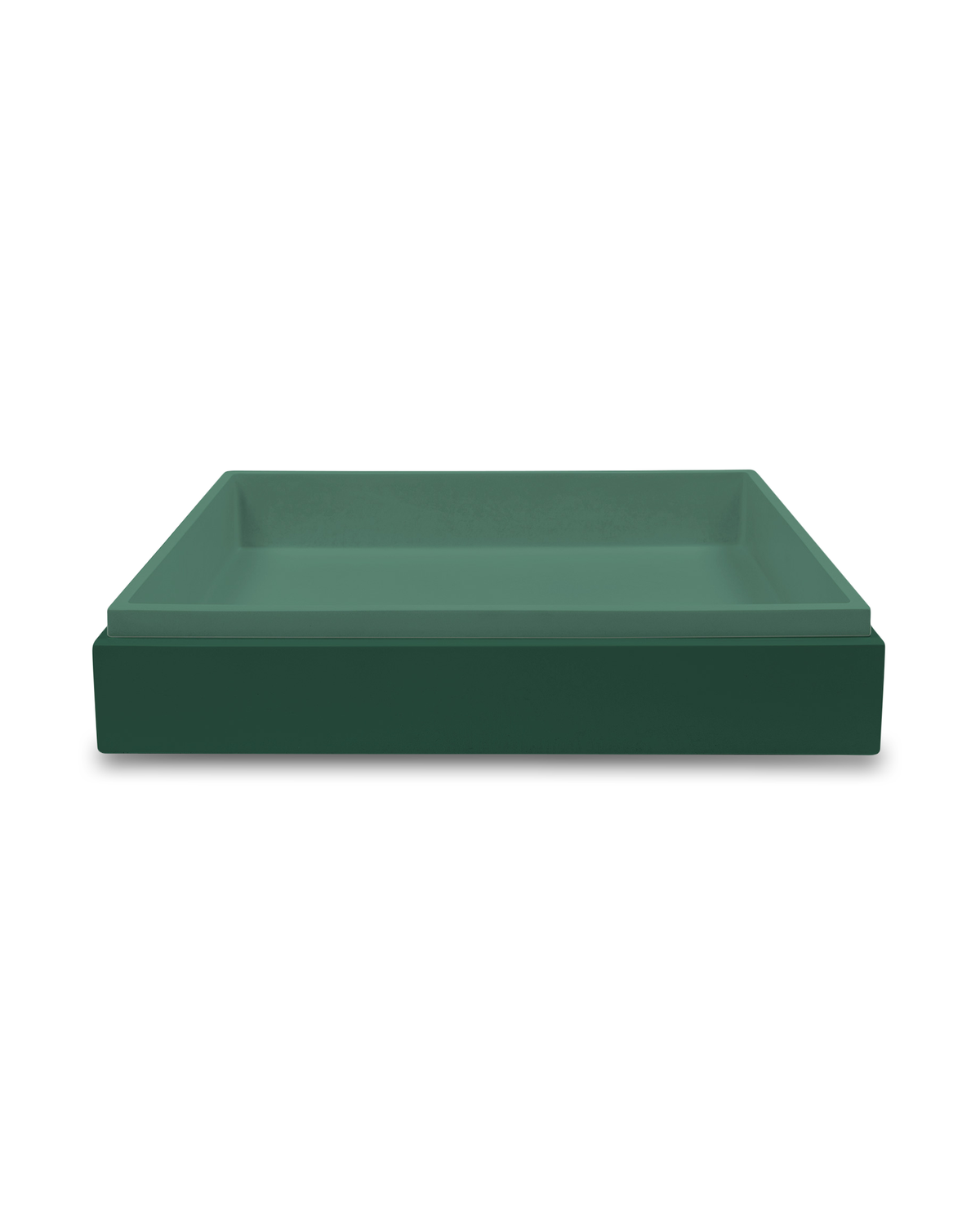 Stepp Rectangle Basin - Surface Mount (Teal)