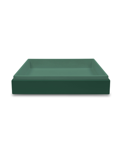 Stepp Rectangle Basin - Surface Mount (Teal)