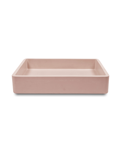 Vesl Rectangle Basin - Blush Pink