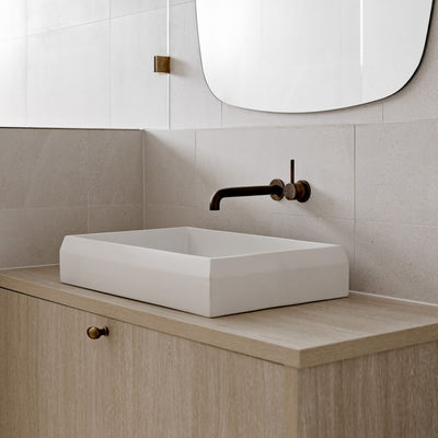 Prism Rectangle in Ivory – Bathroom