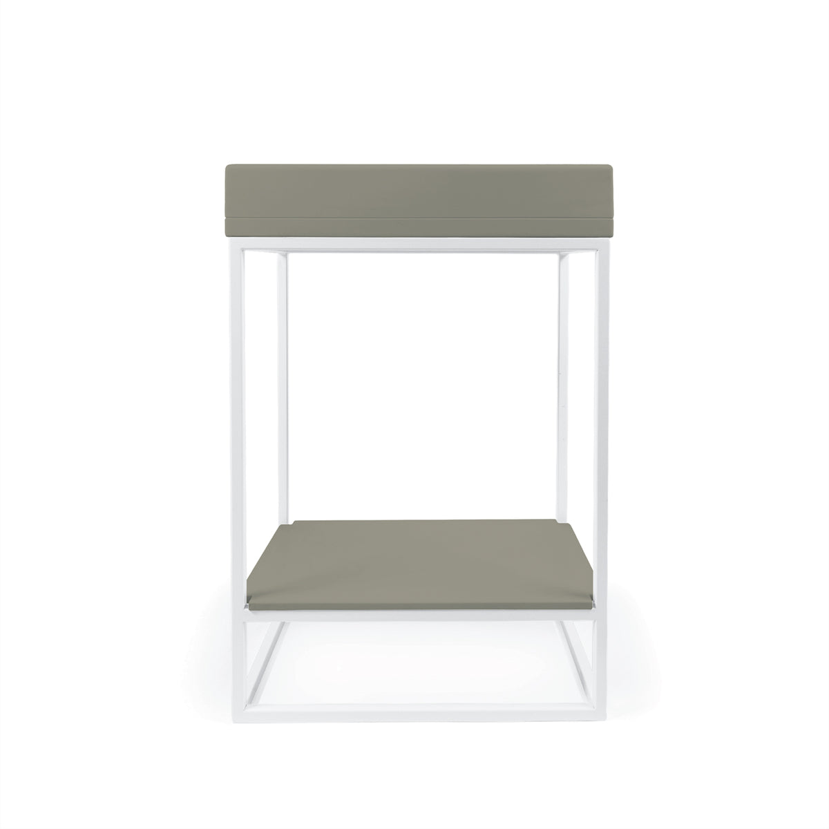 Box Basin Vanity Set (Olive,White Frame)
