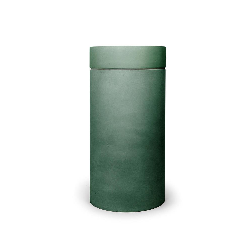 Cylinder with Tray - Hoop Basin (Teal,Sand)