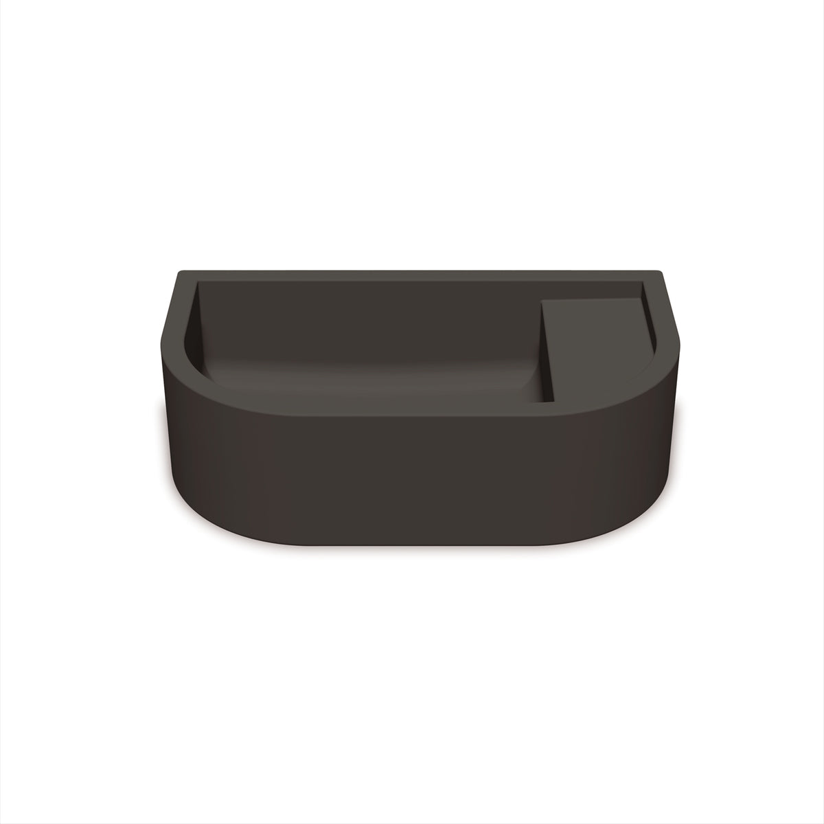 Loop 01 Basin - Overflow - Surface Mount (Charcoal,No Tap Hole,White)