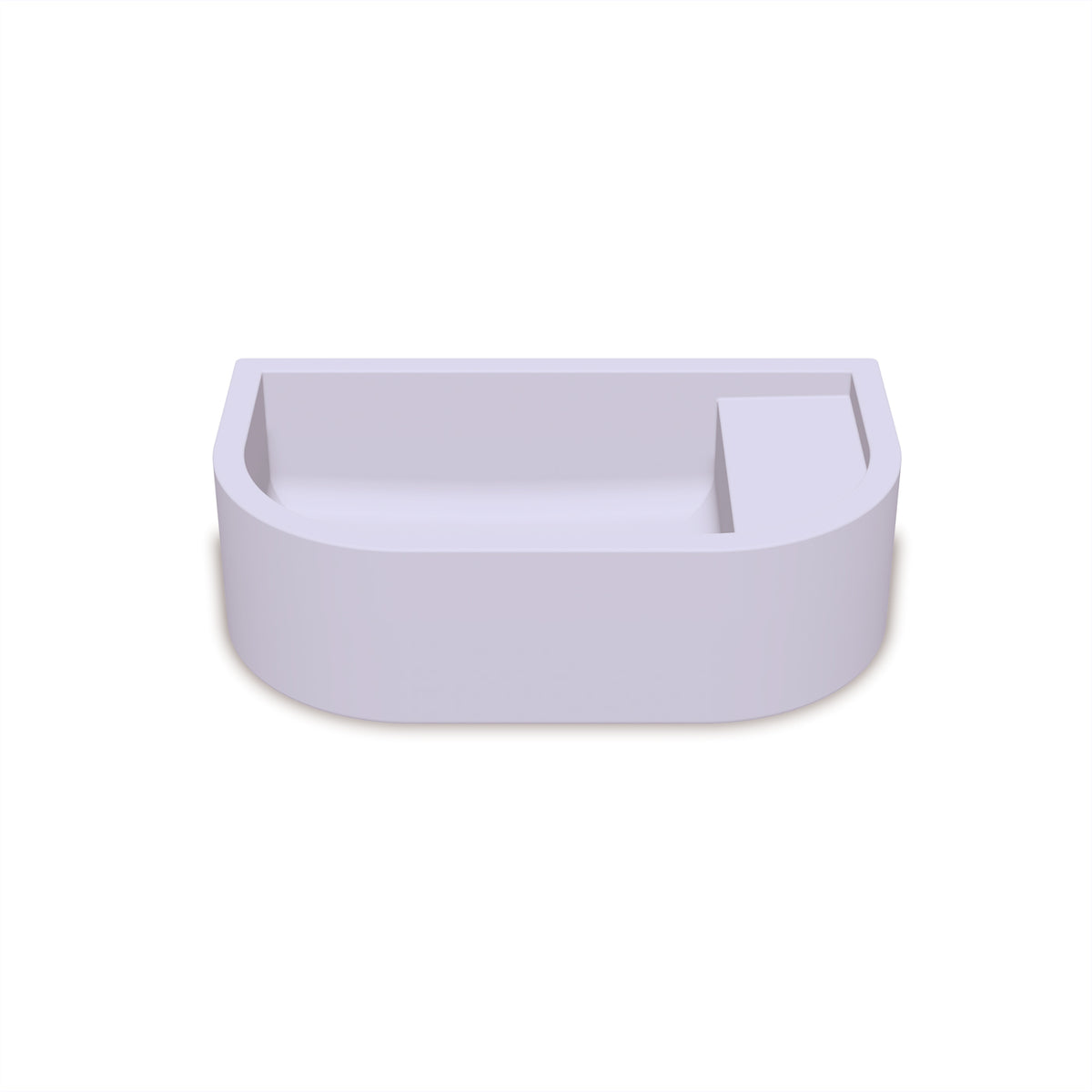 Loop 01 Basin - Overflow - Surface Mount (Lilac,No Tap Hole,Black)