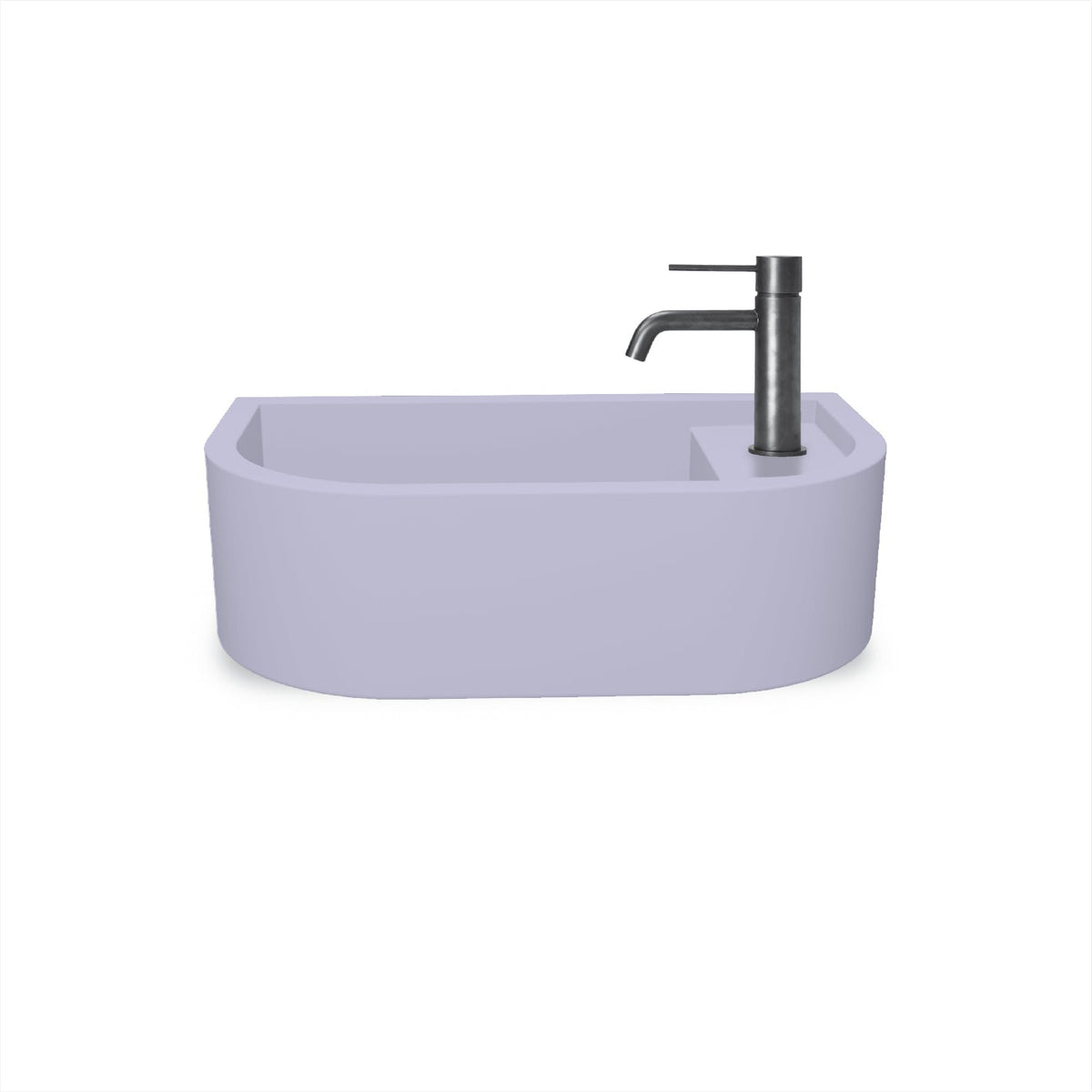 Loop 01 Basin - Overflow - Surface Mount (Lilac,Tap Hole,White)