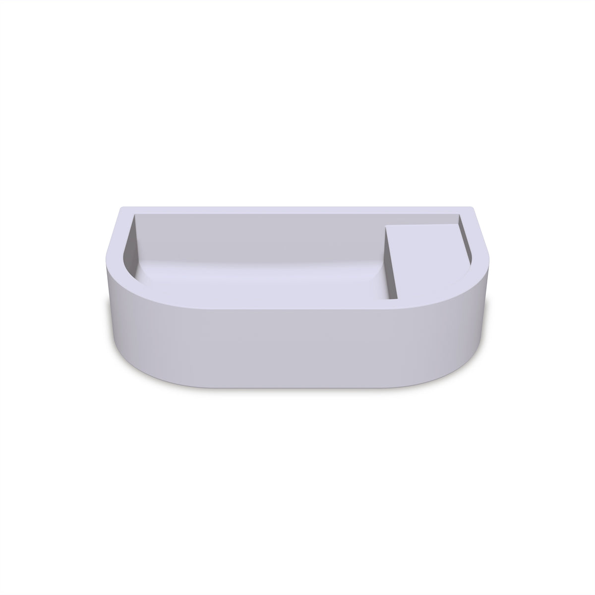 Loop 02 Basin - Overflow - Surface Mount (Lilac,No Tap Hole,Brass)
