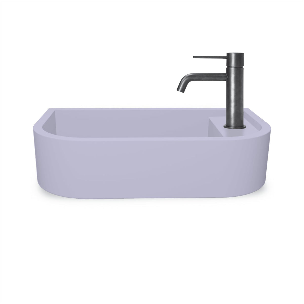 Loop 02 Basin - Overflow - Surface Mount (Lilac,Tap Hole,Chrome)
