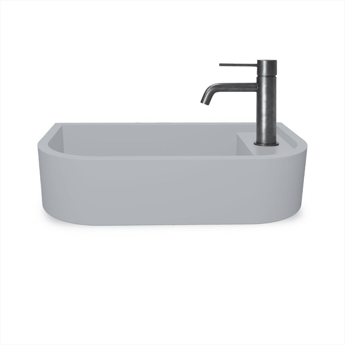 Loop 02 Basin - Overflow - Wall Hung (Powder Blue,Tap Hole,White)