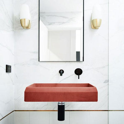 Prism Rectangle Basin - Wall Hung (Musk)